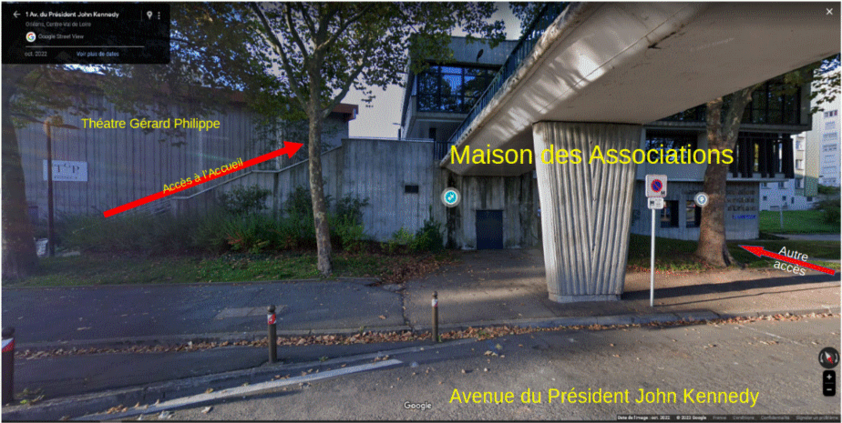 Photo de la MDA vue de l'avenue